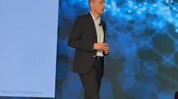 Siemens&apos; Dr. Jan Mrosik at the Siemens Industry Analyst Conference 2018.