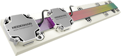 Figure 4. Two LIP6000 Dplus encoders which can detect motion on the X-axis, Y-axis, Rz rotation and thermal expansion. Source: Heidenhain